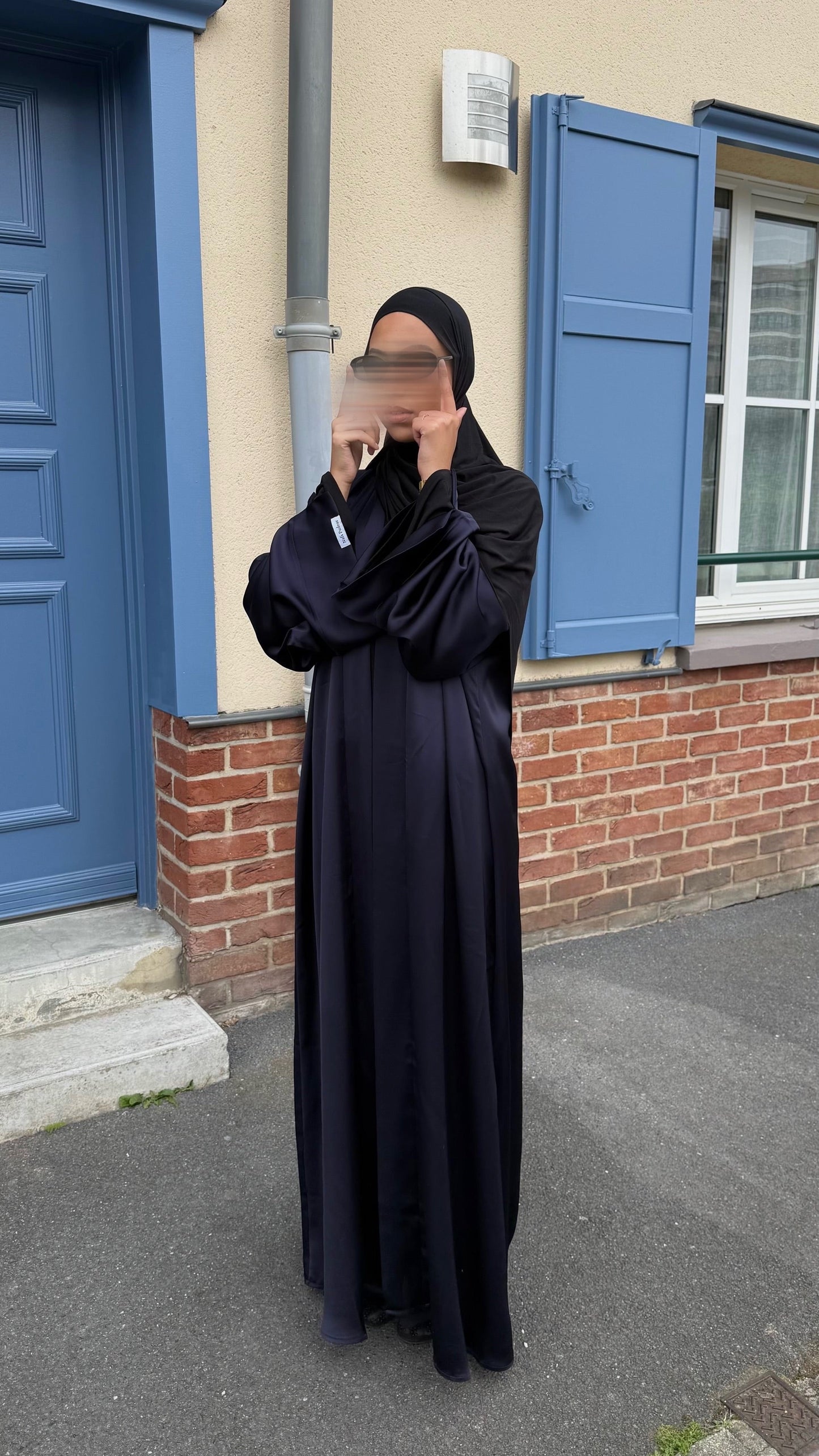 Kimono navy blue - 2 pièces